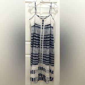 BOSTON PROPER Lace tie dyed Maxy dress Size M PRE LOVED c7